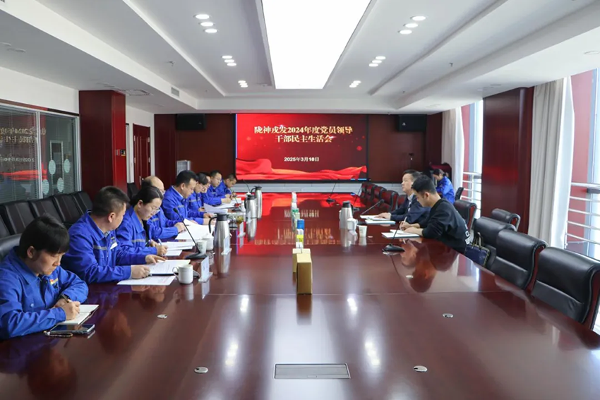 长运娱乐召开2024年度党员领导干部民主生活会