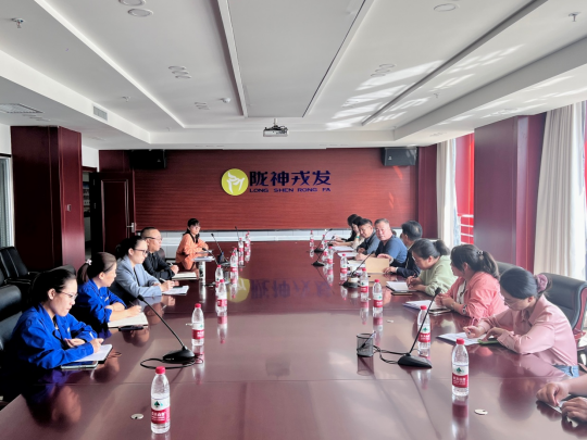 甘肃药业投资集团工作组一行到长运娱乐开展研发费用专项检查