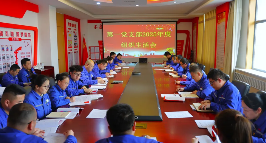 【普安长运娱乐
】第一党支部召开2025年度组织生活会暨民主评议党员会议